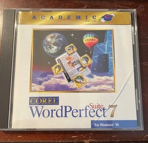 Corel WordPerfect Suite 7 Academic Edition Windows for Windows 95 - Picture 1 of 3