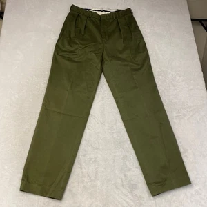 Polo Ralph Lauren Herren Chinohose olivgrün Plissee Größe 34L - Bild 1 von 11