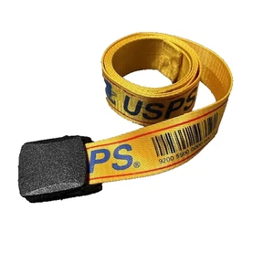 Forever 21 USPS Gürtel Einheitsgröße Synthetik Unisex gelb 56" x 1,5" RAR - Bild 1 von 6