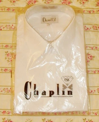Chaplin  Diamond CSS Shirt Mens L   White NEW - Image 1 of 4