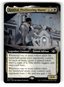 Kambal, Profiteering Mayor (Extended Art) Outlaws of Thunder Junction 353 Near M - Picture 1 of 2
