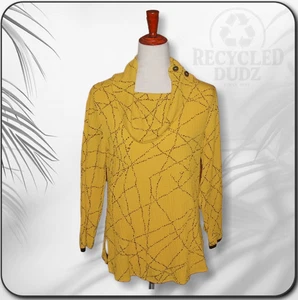 Pullover para mujer Ali Miles pequeño cuello capucha arte artístico para usar diseño abstracto - Imagen 1 de 5