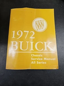 1972 Buick Chassis Service / Shop Manual (Riviera, Electra, LeSabre, Centurion) - Bild 1 von 5