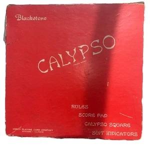 VTG Arrco Playing Card Co. 1955 Blackstone  CALYPSO CARD GAME - Picture 1 of 5