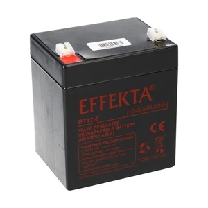 Effekta BT 12-5 Batería Plomo-Vellón AGM VRLA 12V 5Ah 4,5Ah 5,4Ah UPS UPC RBC  - Imagen 1 de 7