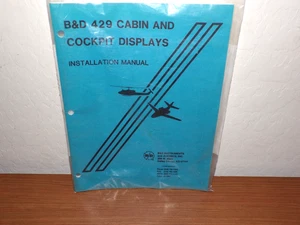 B&D 429 Cabin and Cockpit Displays Installation Manual - Picture 1 of 2