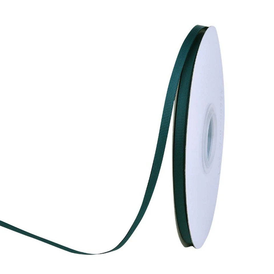 1/4" Wide Spruce Green Grosgrain Ribbon - 50 Yard Spool (00826) - Image 1 of 1