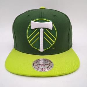 Portland Timbers Hat Cap Snapback Mens MLS Mitchell & Ness Green Oregon Soccer - Picture 1 of 18