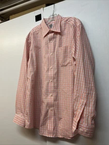 LL Bean  Plaid 100% Cotton Button Down Long Sleeve Casual Shirt Mens Large - Picture 1 of 4