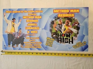 How high 12 x 24 promotional flat Method Man Redman Cypress Hill Ludacris DMX DS - Picture 1 of 2