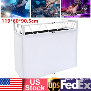 Event Table FloorStanding DJ Table DJ Controller Stand DJ Table Station w/ cover - Picture 1 of 18
