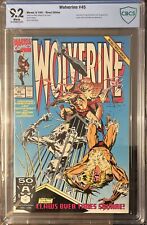 Wolverine #45 - CBCS 9.2 - Key Issue Marvel Comics 1991 Low Census Count