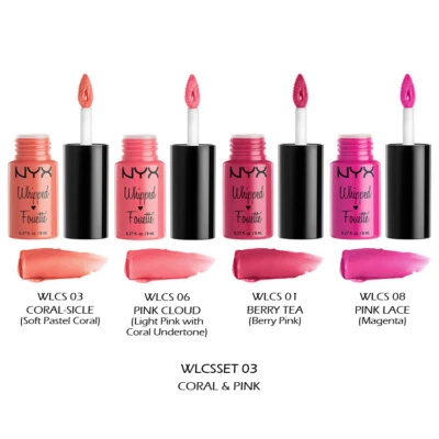 1 NYX Whipped Lip Gloss & Cheek Soufflé Set "WLCSSET03 - Coral & Pink" *Joy's* - Image 1 of 2