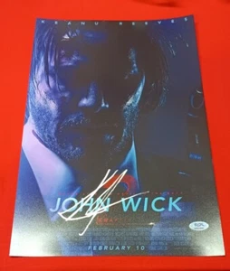 Keanu Reeves John Wick 2 Autographed Signed 11x17 Photo PSA - Picture 1 of 2