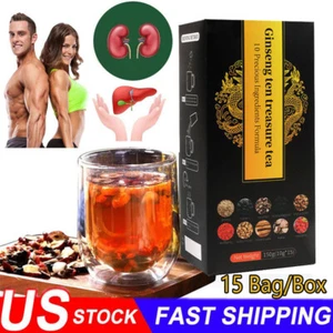 Tè al ginseng sei treasure, tè ai reni, tè al fegato, tè rosso dattero, salute dei reni - Foto 1 di 23