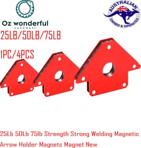25Lb 50Lb 75lb Strength Strong Welding Magnetic Arrow Holder Magnets Magnet New - Picture 1 of 8