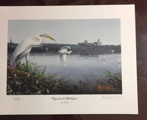 Les Kouba,"Egrets At Shakopee" Brandneu.164/2500, Künstler signiert & nummeriert, AWAG - Bild 1 von 12