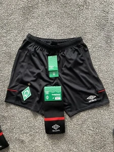 WERDER BREMEN KIDS UMBRO SHORTS AND SOCKS AGE 11-12 Years ………….. BNWT - Picture 1 of 7