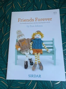 Gorgeous Sirdar Friends Forever Knitting Pattern Booklet By Sue Jobson 473 - Picture 1 of 13