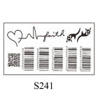 Water Transfer Love Barcode Waterproof Temporary Tattoo Sticker Body Art  ?