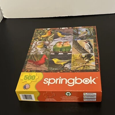 SONGBIRD SYMPHONY SPRINGBOK  500 pc jigsaw puzzle  open box new - Image 1 of 4