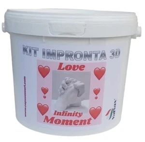 Kit Calco Mani Coppia per impronte 3D di mani e piedi completo di accessori - Foto 1 di 4