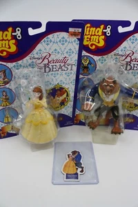 Disney Beauty and the Beast Wind-Ems JusToys New on Card Bonus Home Video Magnet - Picture 1 of 17