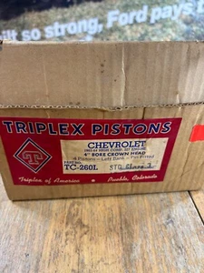 NEW NOS 1962 - 1970 Corvette 307 327 Triplex Pistons set of 4 - Bild 1 von 6