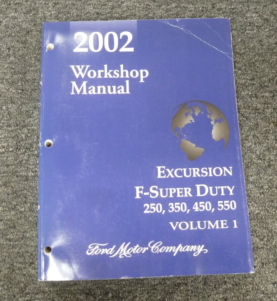 Ford Excursion 2002 frenos suspensión dirección servicio manual de reparación limitado Foto 1 de 1