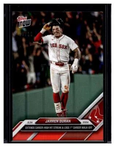 2024 Topps Now #342 Jarren Duran Red Parallel #d /10 - Picture 1 of 2