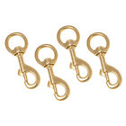 4pcs Bag Flag Clip Halyard Rope Snap Hook Brass Swivel Eyelet Keychain Durable