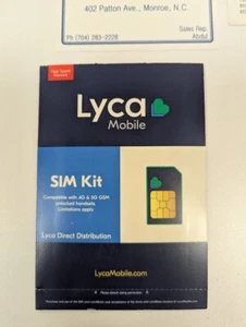 Carte SIM Lyca Mobile 5G/4G BYOD GSM triple coupe expire le 22/01/26 LIVRAISON RAPIDE EN 2 đ - Photo 1 sur 4