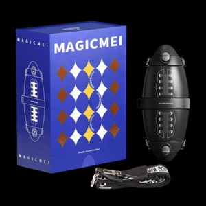 Rugby Ball geformter Isolierbecher, tragbare auslaufsichere Flip-Top Wasserflasche - Bild 1 von 10