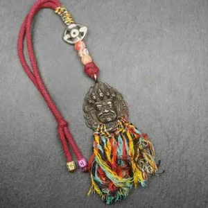 Gandhanra antikes tibetisches Thokcha Amulett, Mahakala Anhänger, buddhistischer Beschützer - Bild 1 von 10