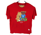 Hustle Gang T-Shirt Mens 4Xl Short Sleeve Trap Bear Red