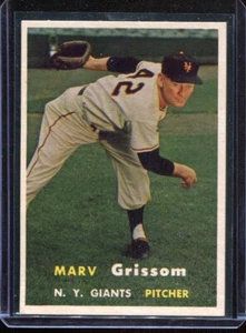 1957 Topps Baseball # 216 Marv Grissom (EX-MT) Excellent to Mint - Picture 1 of 2