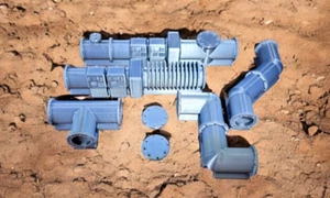 Off Boden Pipelines 7 Stück SciFi Modellierung Diorama Wargaming Warhammer 40K - Bild 1 von 7