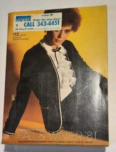 Montgomery Ward 1981 Fall & Winter Catalog 1980s Vintage Fashions & Accessories  - Picture 1 of 22