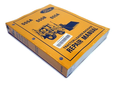 Libro manual taller reparación retroexcavadora cargador tractor Ford 555A, 555B, 655A Foto 1 de 4