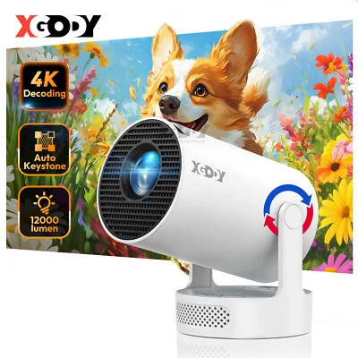 12000 Lumen Beamer Beamer Smart HD WLAN Bluetooth HDMI Android Heimkino - Bild 1 von 4