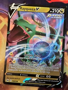 2023 Pokemon Crown Zenith Rayquaza V - Bild 1 von 1