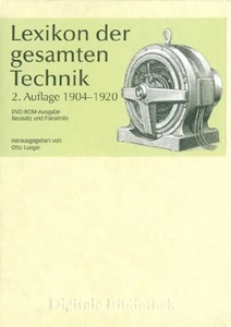 Lexikon der gesamten Technik Otto Lueger DVD Digitale Bibliothek Nummer 116 - Bild 1 von 1