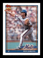 1991 Baseball Topps Ron Darling New York Mets #735