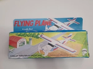 VTG Novatoy White & Blue CESSNA Flying Plane 210 1/40 Scale Model - Picture 1 of 3