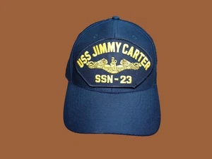 USS JIMMY CARTER SSN-23 NAVY SUBMARINE HAT U.S MILITARY OFFICIAL BALL CAP U.S.A - Picture 1 of 8
