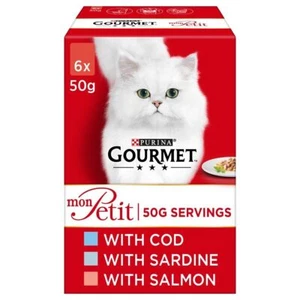 Purina Gourmet Mon Petit Wet Cat Food (Cod, Sardine & Salmon) FAST DELIVERY - Picture 1 of 1