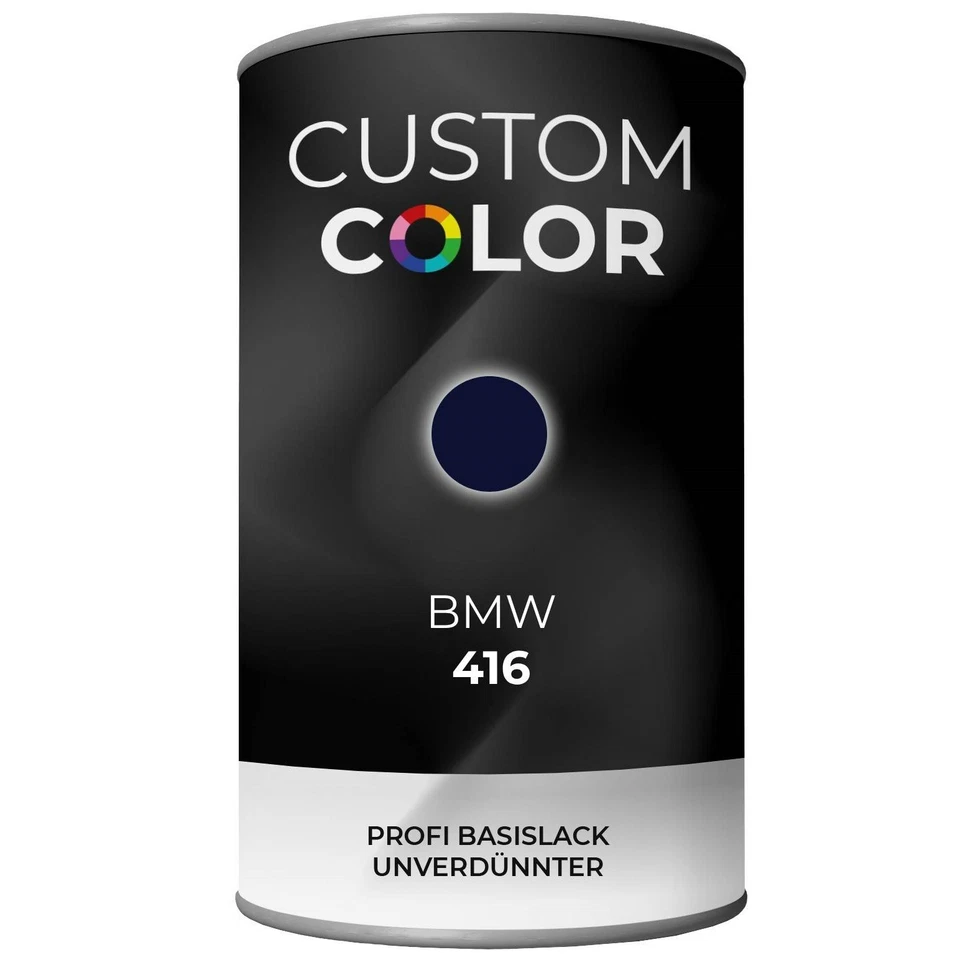 Custom Color 1 Liter Basislack für BMW 416 Autolack unverdünnter 1:1 - Bild 1 von 1