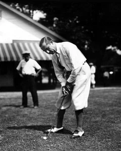 1927 Golf Legend WALTER HAGEN Glossy 8x10 Photo Putting Poster Pro Golfer Print - Picture 1 of 1