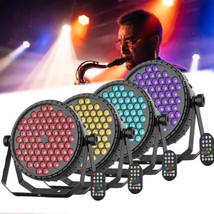 4PCS 72x5W LED RGB PAR Light Strobe DMX Party Show Stage Lighting w/ Remote - Picture 1 of 11