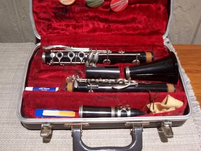 Clarinete Bundy con Estuche Usado Gris Carcasa Dura Nivel Estudiante Foto 1 de 4